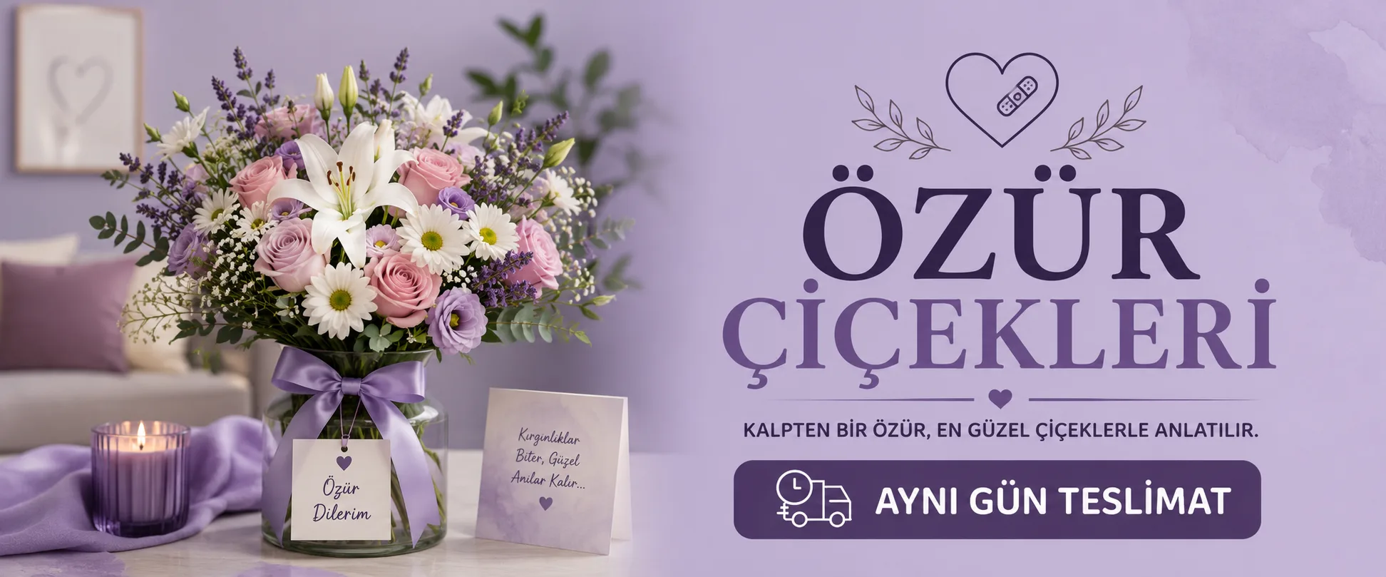 Özür Çiçekleri Banner